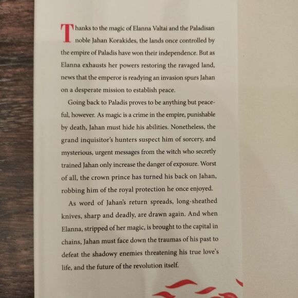 The Memory of Fire book by Callie Bates YA The Waking Land Series - Picture 3 of 4